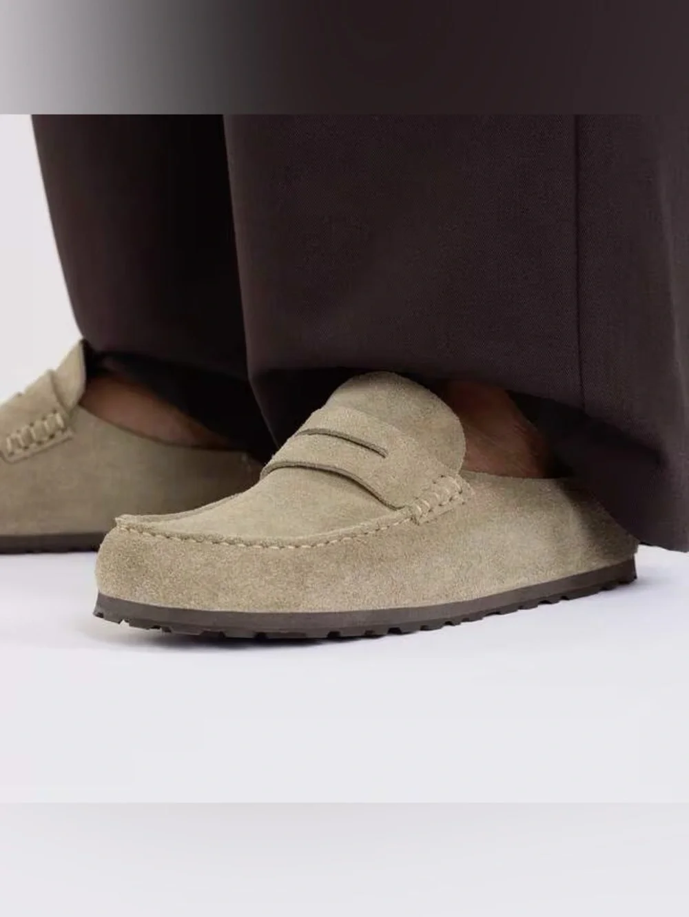 Birkenstock Naples Wrapped Suede Leather Clog  Sz 10 Men’s  (Ago 026)